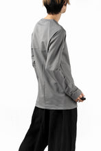 Load image into Gallery viewer, incarnation RAGLAN LONG SLEEVE TOPS / ELASTIC F.TERRY (GREY)