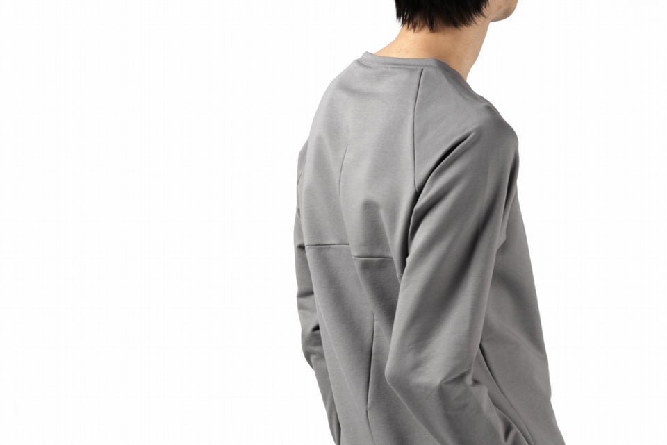 Load image into Gallery viewer, incarnation RAGLAN LONG SLEEVE TOPS / ELASTIC F.TERRY (GREY)