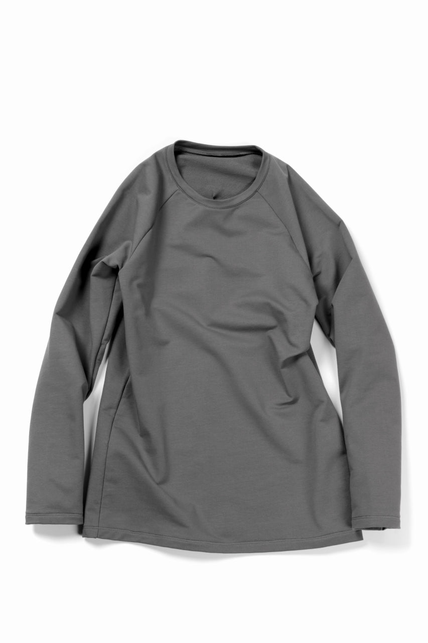 incarnation RAGLAN LONG SLEEVE TOPS / ELASTIC F.TERRY (GREY)