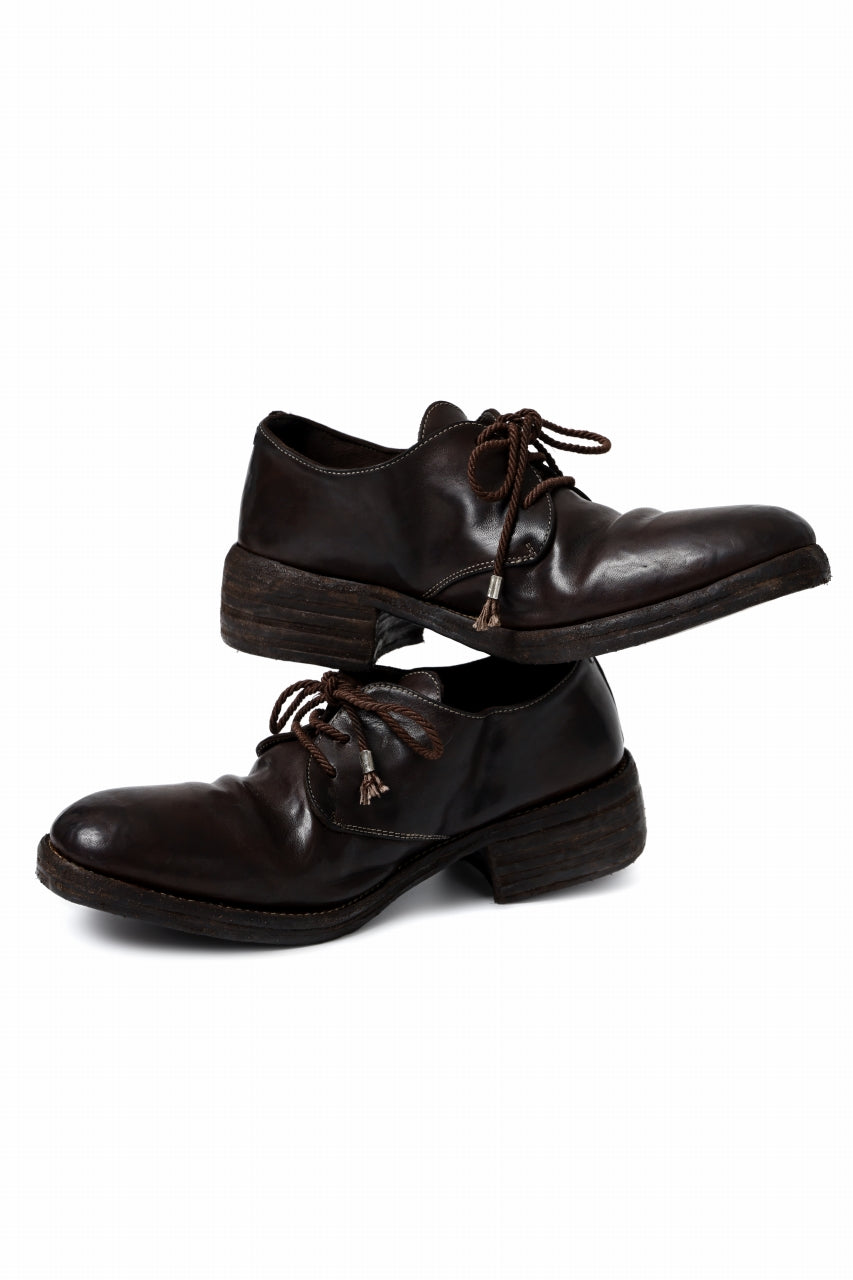 画像をギャラリービューアに読み込む, incarnation HORSE LEATHER DERBY SHOES / PIECE DYED (DARK BROWN)