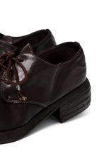 画像をギャラリービューアに読み込む, incarnation HORSE LEATHER DERBY SHOES / PIECE DYED (DARK BROWN)