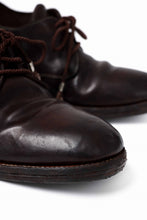 画像をギャラリービューアに読み込む, incarnation HORSE LEATHER DERBY SHOES / PIECE DYED (DARK BROWN)