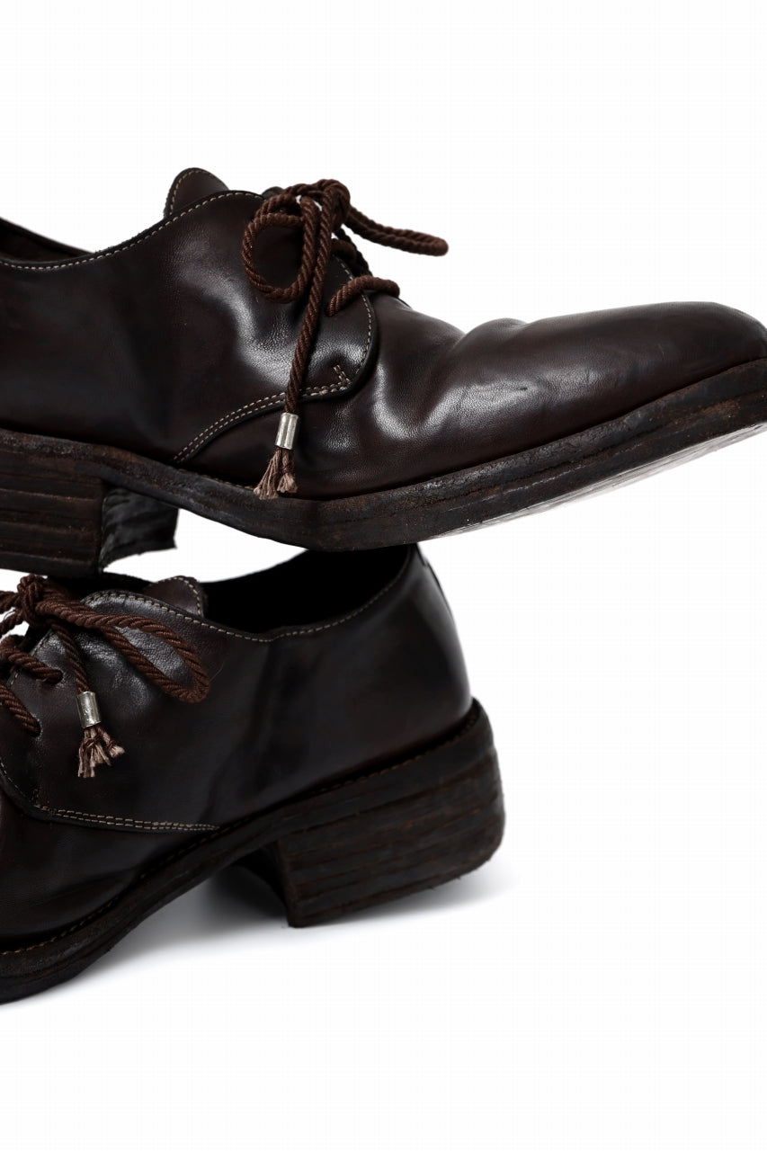 画像をギャラリービューアに読み込む, incarnation HORSE LEATHER DERBY SHOES / PIECE DYED (DARK BROWN)