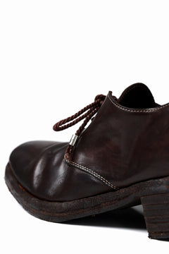 画像をギャラリービューアに読み込む, incarnation HORSE LEATHER DERBY SHOES / PIECE DYED (DARK BROWN)