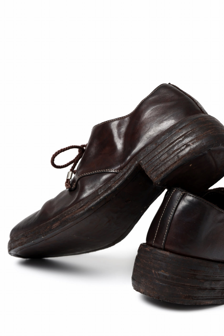 画像をギャラリービューアに読み込む, incarnation HORSE LEATHER DERBY SHOES / PIECE DYED (DARK BROWN)