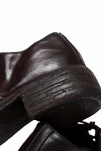 Load image into Gallery viewer, incarnation HORSE LEATHER DERBY SHOES / PIECE DYED (DARK BROWN)