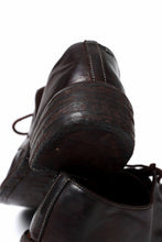 画像をギャラリービューアに読み込む, incarnation HORSE LEATHER DERBY SHOES / PIECE DYED (DARK BROWN)