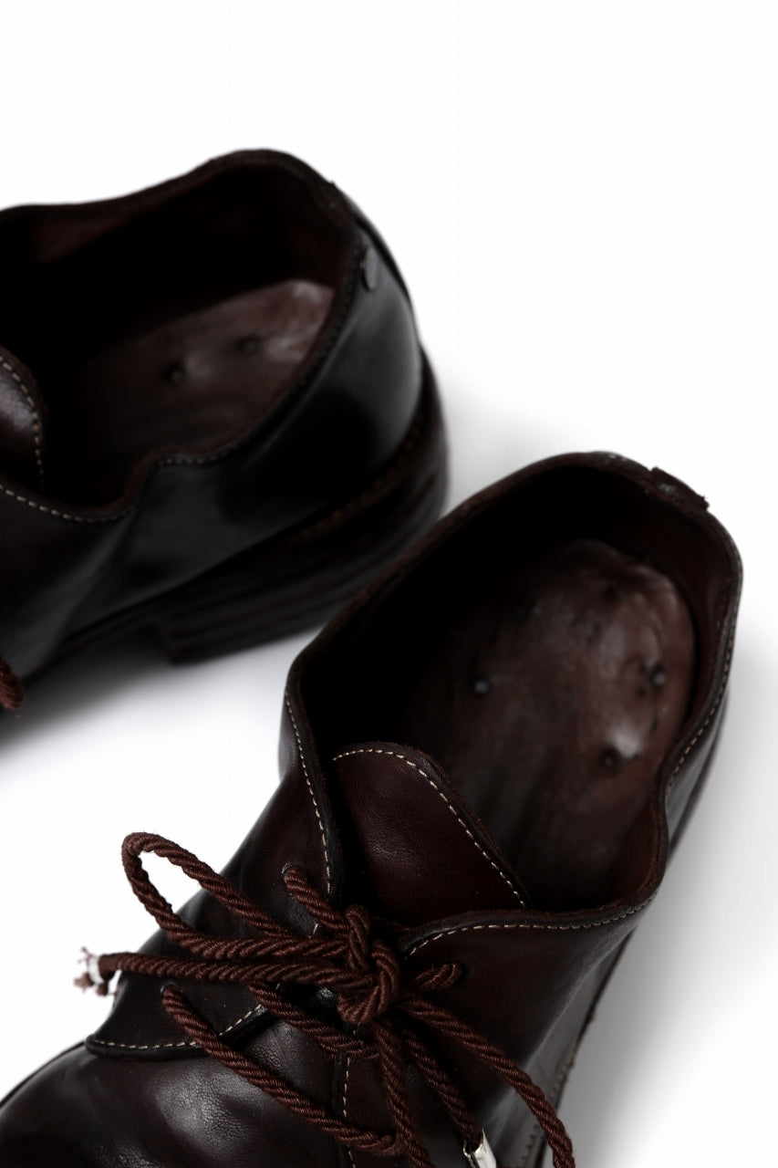 画像をギャラリービューアに読み込む, incarnation HORSE LEATHER DERBY SHOES / PIECE DYED (DARK BROWN)