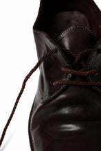 画像をギャラリービューアに読み込む, incarnation HORSE LEATHER DERBY SHOES / PIECE DYED (DARK BROWN)