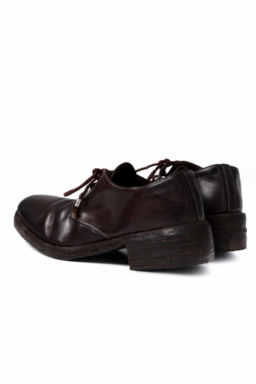 画像をギャラリービューアに読み込む, incarnation HORSE LEATHER DERBY SHOES / PIECE DYED (DARK BROWN)