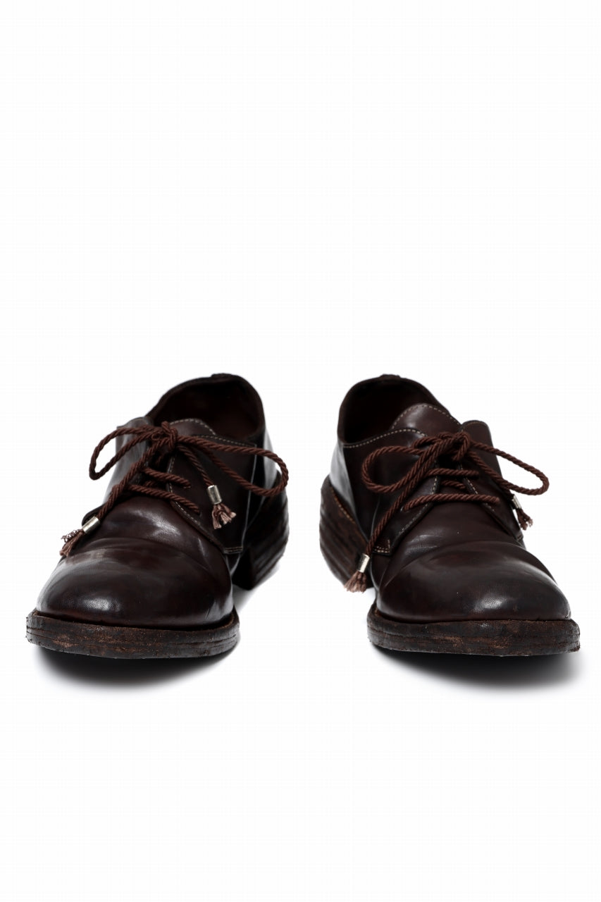 画像をギャラリービューアに読み込む, incarnation HORSE LEATHER DERBY SHOES / PIECE DYED (DARK BROWN)