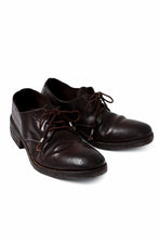 画像をギャラリービューアに読み込む, incarnation HORSE LEATHER DERBY SHOES / PIECE DYED (DARK BROWN)