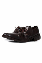 画像をギャラリービューアに読み込む, incarnation HORSE LEATHER DERBY SHOES / PIECE DYED (DARK BROWN)