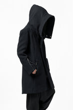 画像をギャラリービューアに読み込む, incarnation exclusive RAGLAN DARTS SHOULDER MODS COAT / HEAVY TWEED (BLACK)