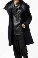 画像をギャラリービューアに読み込む, incarnation exclusive RAGLAN DARTS SHOULDER MODS COAT / HEAVY TWEED (BLACK)