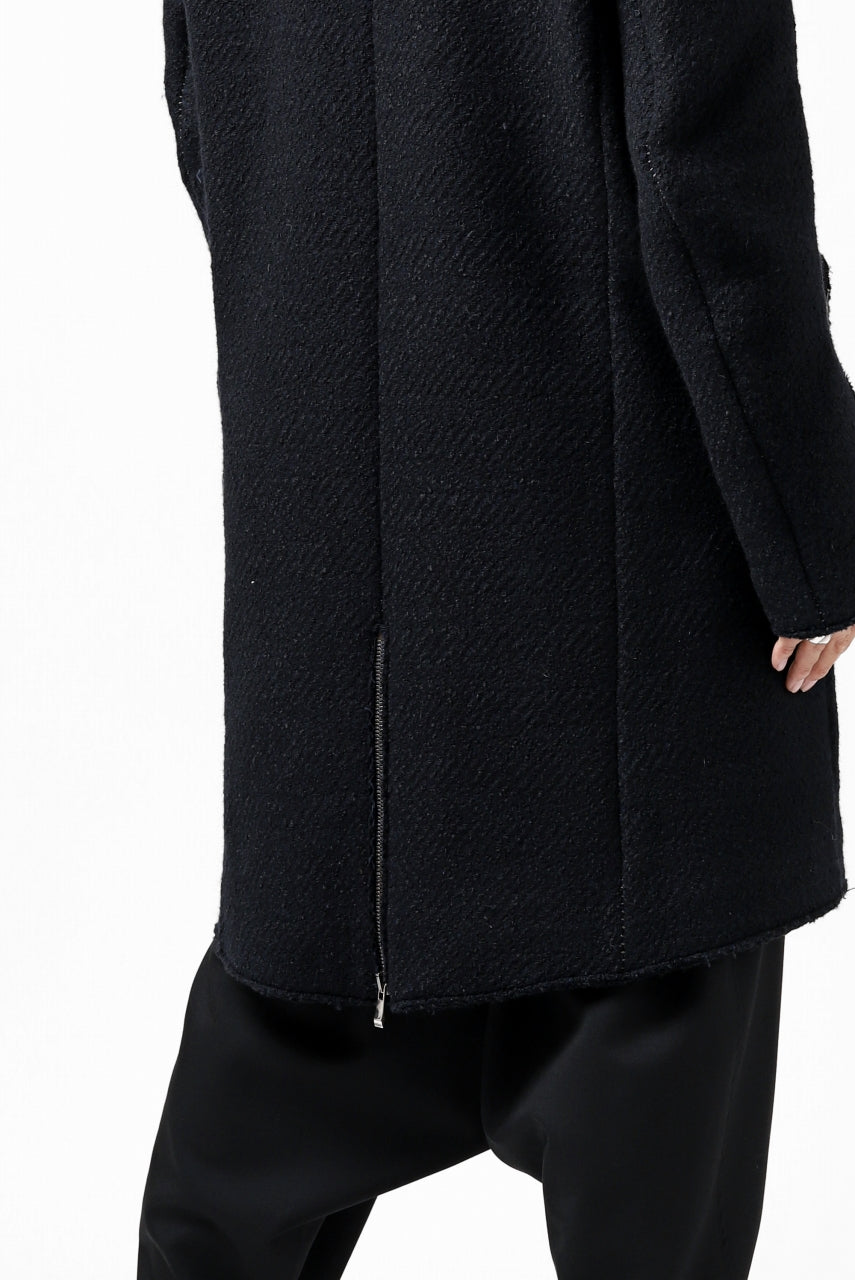 incarnation exclusive RAGLAN DARTS SHOULDER MODS COAT / HEAVY TWEED (BLACK)