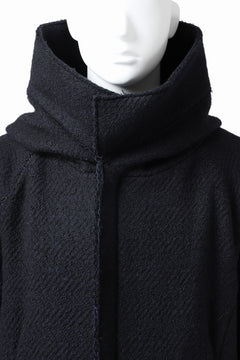 画像をギャラリービューアに読み込む, incarnation exclusive RAGLAN DARTS SHOULDER MODS COAT / HEAVY TWEED (BLACK)