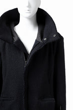 画像をギャラリービューアに読み込む, incarnation exclusive RAGLAN DARTS SHOULDER MODS COAT / HEAVY TWEED (BLACK)