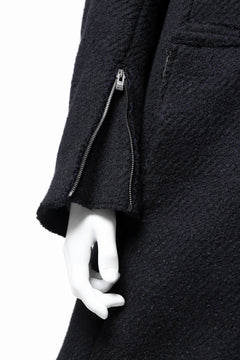 画像をギャラリービューアに読み込む, incarnation exclusive RAGLAN DARTS SHOULDER MODS COAT / HEAVY TWEED (BLACK)