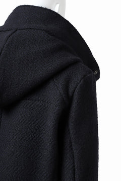 画像をギャラリービューアに読み込む, incarnation exclusive RAGLAN DARTS SHOULDER MODS COAT / HEAVY TWEED (BLACK)