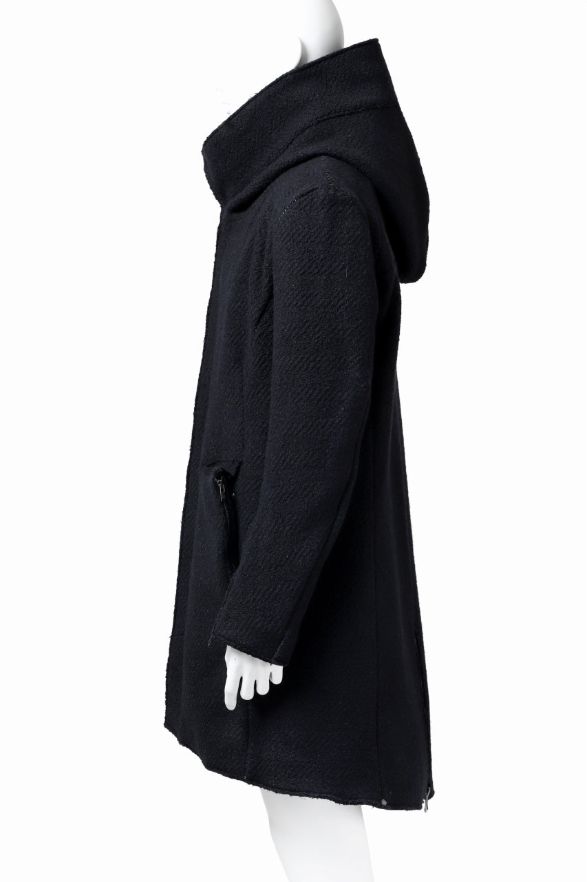 画像をギャラリービューアに読み込む, incarnation exclusive RAGLAN DARTS SHOULDER MODS COAT / HEAVY TWEED (BLACK)