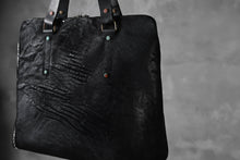 Load image into Gallery viewer, ierib exclusive onepiece tote bag / waxy JP culatta (BLACK)