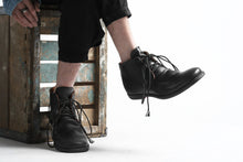 画像をギャラリービューアに読み込む, incarnation exclusive HORSE SHELL CORDOVAN 3 HOLES CHACKER BOOTS (BLACK)