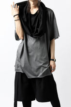 画像をギャラリービューアに読み込む, A.F ARTEFACT exclusive OVER SIZED LAYERED TEE (BLACK x GREY)