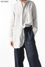 Load image into Gallery viewer, sus-sous officer shirt / LW yarndyed stripe (NATURAL×STRIPE)