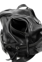 画像をギャラリービューアに読み込む, LEON EMANUEL BLANCK exclusive DISTORTION SMALL WEEKENDER BAG / GUIDI OILED HORSE LEATHER (BLACK)