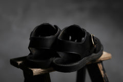 Load image into Gallery viewer, sus-sous sandal shoes / italy oiled cow leather *hand dyed (BLACK BROWN)