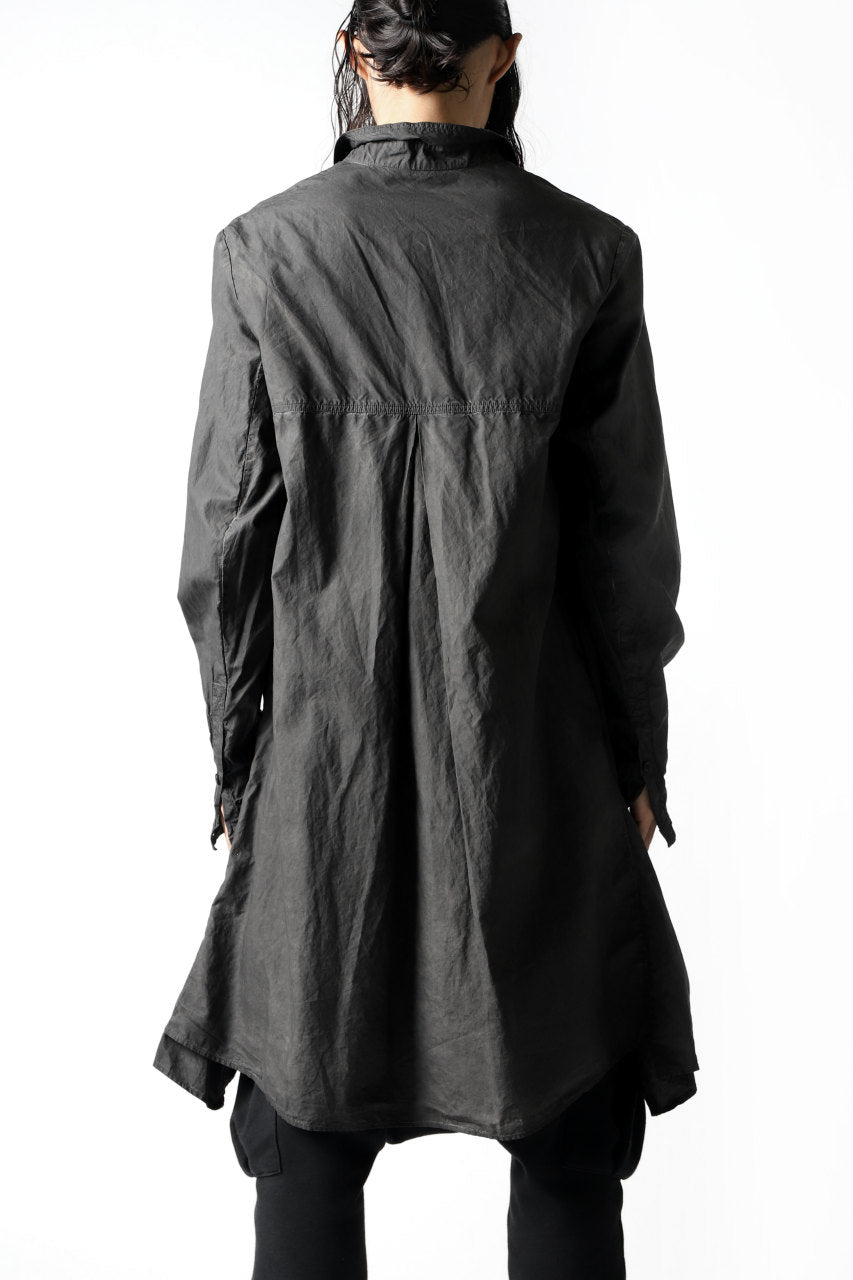 Load image into Gallery viewer, RUNDHOLZ DIP A LINE LONG SHIRT (CARBON DYED)