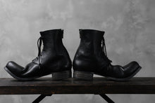 Load image into Gallery viewer, Portaille exclusive PL20 Laced Zip Boots (RUBBED COW TCG / BLACK)