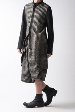 Load image into Gallery viewer, un-namable exclusive Paneled Juke Shirt (Sarti Stripe+Linen)