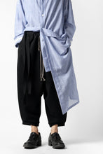 画像をギャラリービューアに読み込む, A.F ARTEFACT exclucive TUCKED VOLUME WIDE PANTS / L.WEIGHT SWEAT (BLACK)