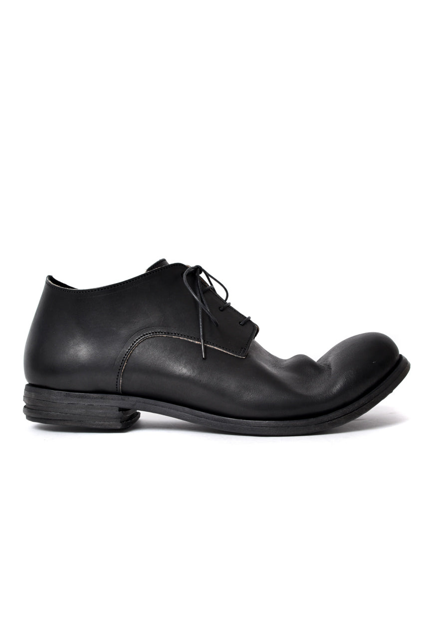 prtl x 4R4s exclusive derby shoes / Harness No Glaze Leather "No3-6" (BLACK)