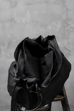 画像をギャラリービューアに読み込む, ierib x LOOM exclusive DR shoulder bag / oiled horse and bull (BLACK)