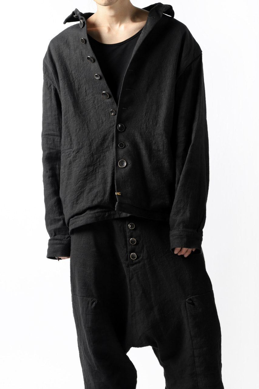 _vital work jacket / organic twill+texture print