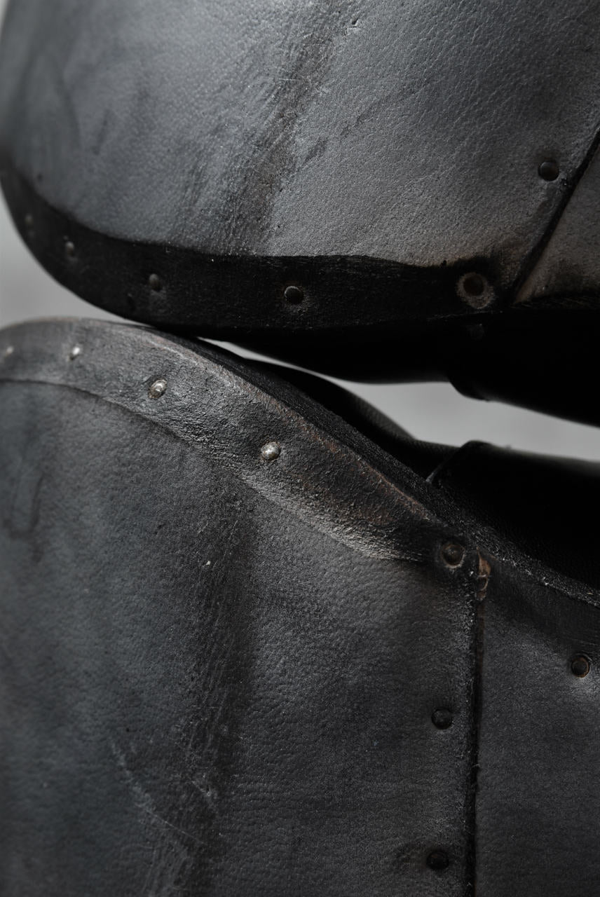 EVARIST BERTRAN EB5T Laced Back Zip Boots with Up Heel (BLACK)