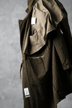 画像をギャラリービューアに読み込む, sus-sous motorcycle coat MK-2 / C60L40 4/1 Cloth (BROWN KHAKI)