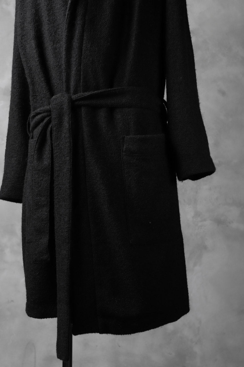 A.F ARTEFACT exclusive WARM GOWN COAT / COMPRESSED KNIT BOUCLE