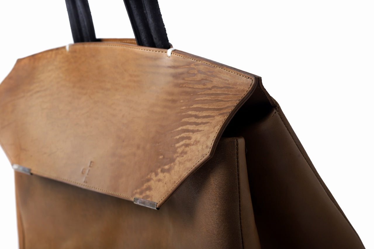 ierib exclusive bark bag #40 / raw shell cordovan (NATURAL)