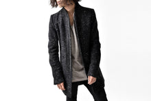 Load image into Gallery viewer, N/07 exclusive Padded Middle Coat / Wool Double-weave (SNOW BLACK)