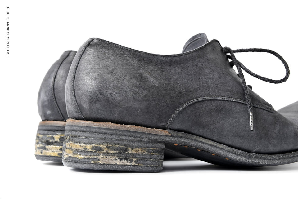 画像をギャラリービューアに読み込む, A DICIANNOVEVENTITRE A1923 DERBY SHOES SS6 / CANGURO OILED (GRIGIO)