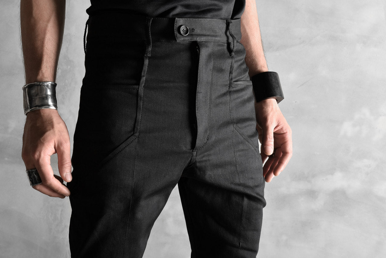 N/07 Darts-Structure Jodphurs Trouser / Ultimate Stretch Denim (BLACK)