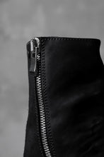 Load image into Gallery viewer, incarnation exclusive HORSE BUTT LEATHER HAND STITCH SIDE ZIP BOOTS / VB#100 (BLACK)