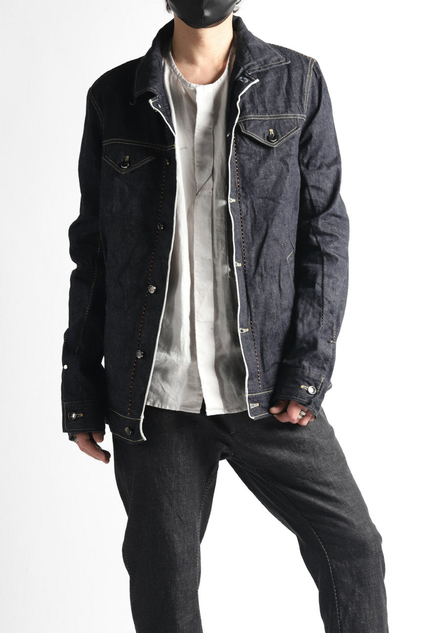 Load image into Gallery viewer, incarnation SELVEDGE JEAN JACKET / ONE WASHED 12oz DENIM (INDIGO)