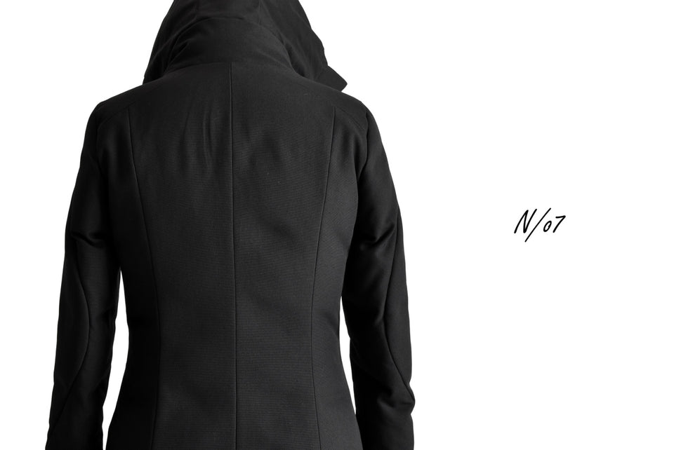 Load image into Gallery viewer, N/07 Mods Down Coat / Mixture Canvas (BLACK)