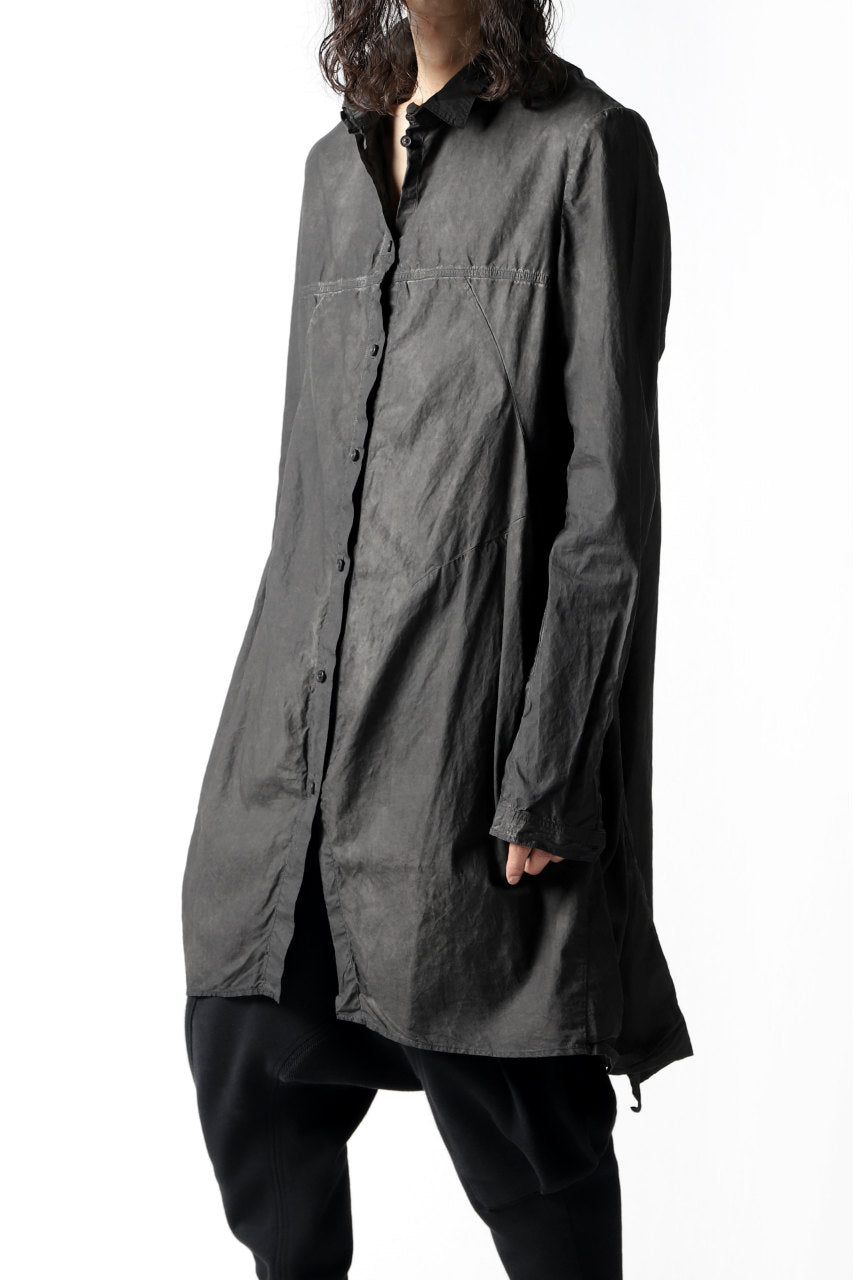 Load image into Gallery viewer, RUNDHOLZ DIP A LINE LONG SHIRT (CARBON DYED)