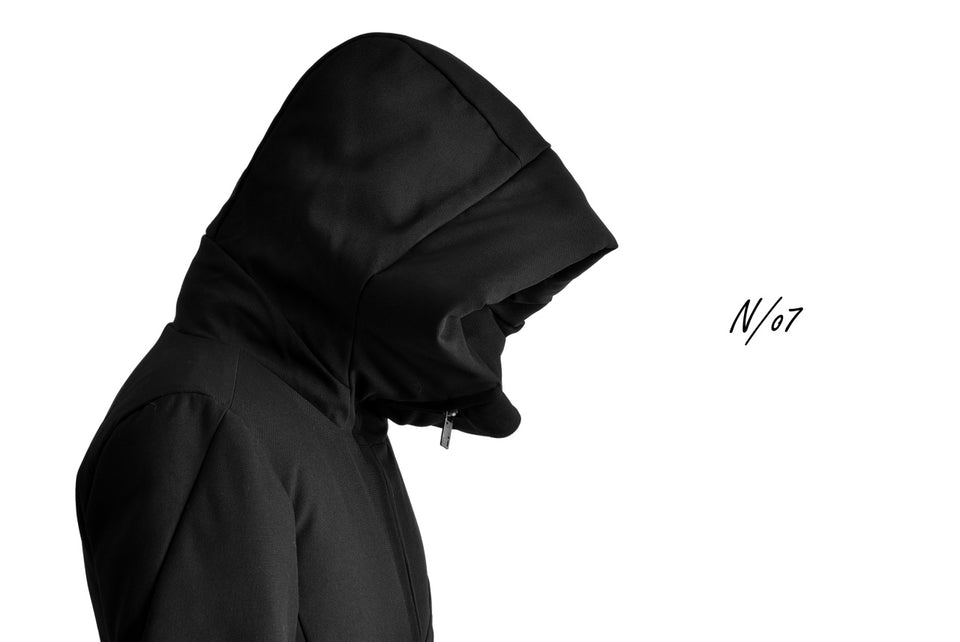 Load image into Gallery viewer, N/07 Mods Down Coat / Mixture Canvas (BLACK)